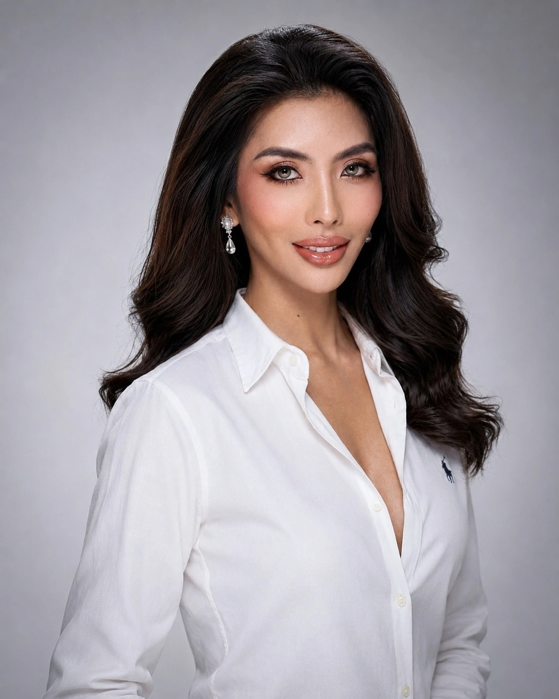Francine Marie Bautista in the approved right-angle portrait